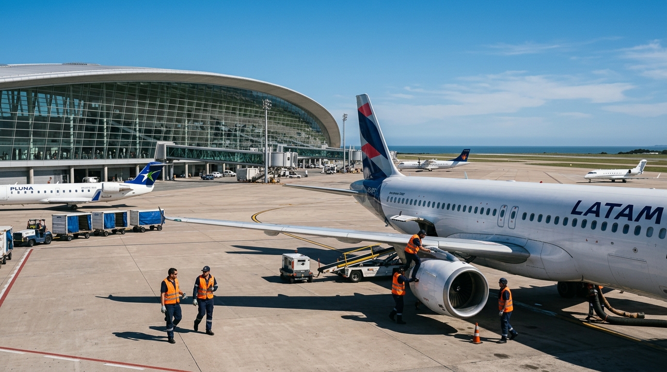 Vista de Aeropuerto Internacional de Carrasco General Cesáreo L. Berisso